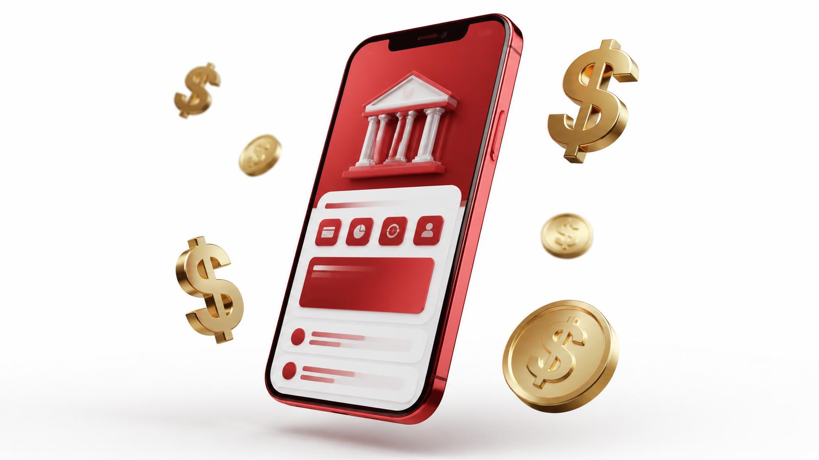 United Credit Bank mobile banking app visual